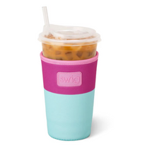 Load image into Gallery viewer, Arctic Splash Medium Iced Cup Coolie - SWIG
