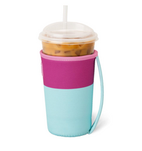 Load image into Gallery viewer, Arctic Splash Medium Iced Cup Coolie - SWIG