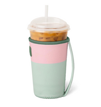 Load image into Gallery viewer, Sage Mist Medium Iced Cup Coolie - SWIG