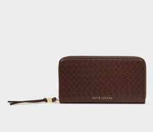 Load image into Gallery viewer, Nova Woven Large Wallet- Chocolate