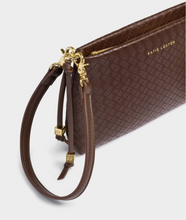 Load image into Gallery viewer, Nova Woven Shoulder Bag- Chocolate