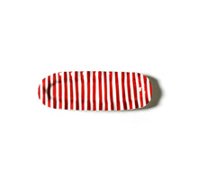 Load image into Gallery viewer, Red Stripe Ruffle Edge Skinny Tray

