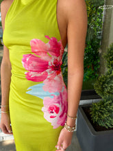 Load image into Gallery viewer, Berkely Floral Maxi Dress - Lime
