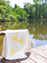 Load image into Gallery viewer, Yellow Gingham Bikini Oversized Tee- Charlie Southern
