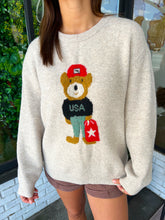 Load image into Gallery viewer, Teddi USA Knit Sweater - Oatmeal
