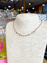 Load image into Gallery viewer, Dainty Beaded Disc Choker - Light Pink
