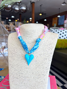 Various Scarf Charm Necklace