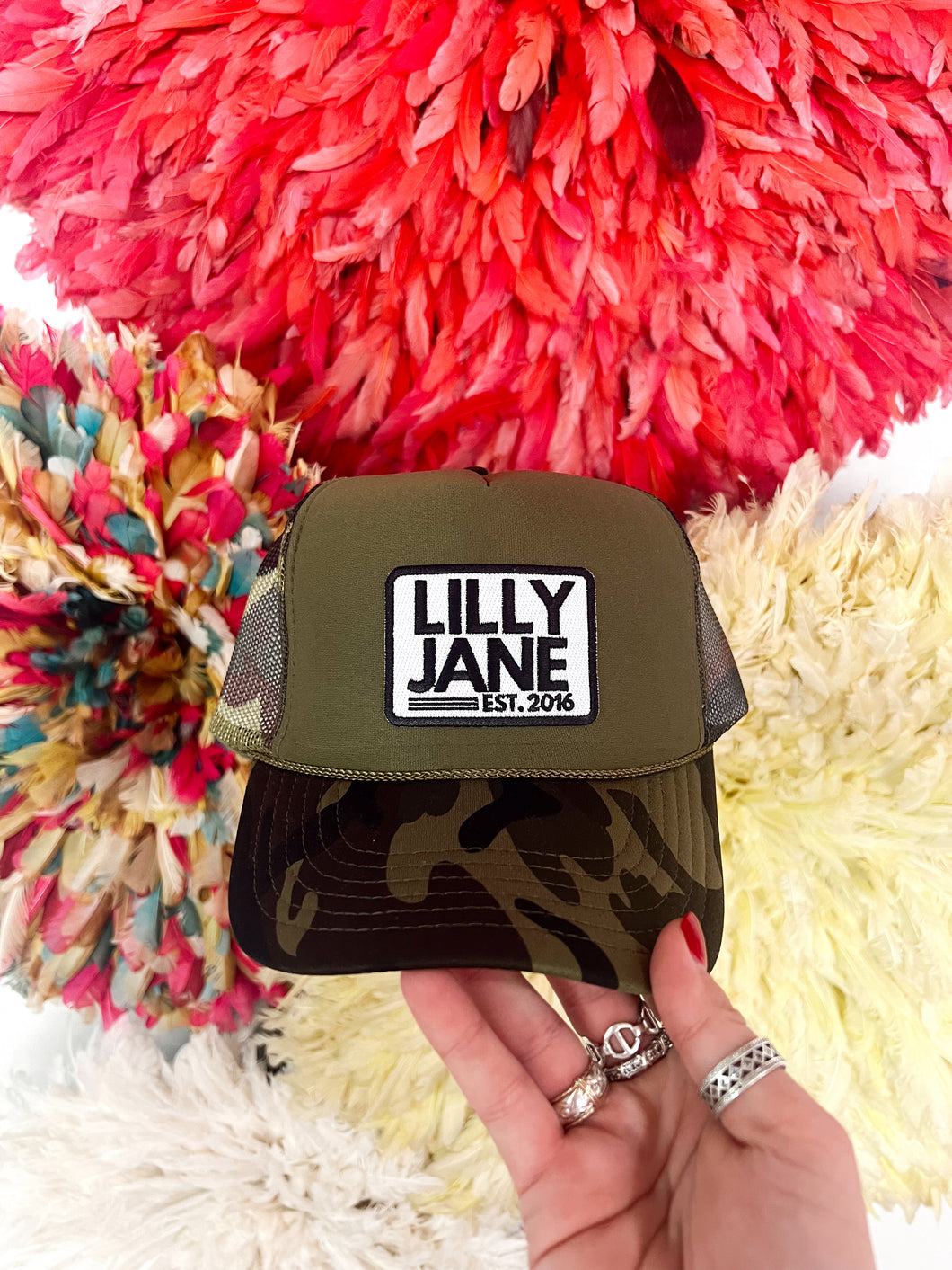 Lilly Jane Original Trucker Hat - Camo