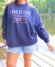 Load image into Gallery viewer, Lake it Easy Mock Neck Sweatshirt - Charlie Southern
