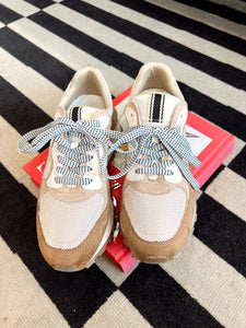 Phoebe Gold Chunky Sneakers- Camel