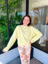 Load image into Gallery viewer, Tasha Lightweight Pullover Knit Sweater- Yellow
