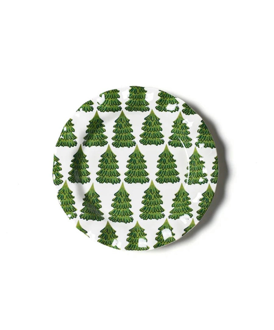 Evergreen Grove Ruffle Dinner Plate