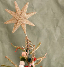 Load image into Gallery viewer, Gold Beaded Star Tree Topper
