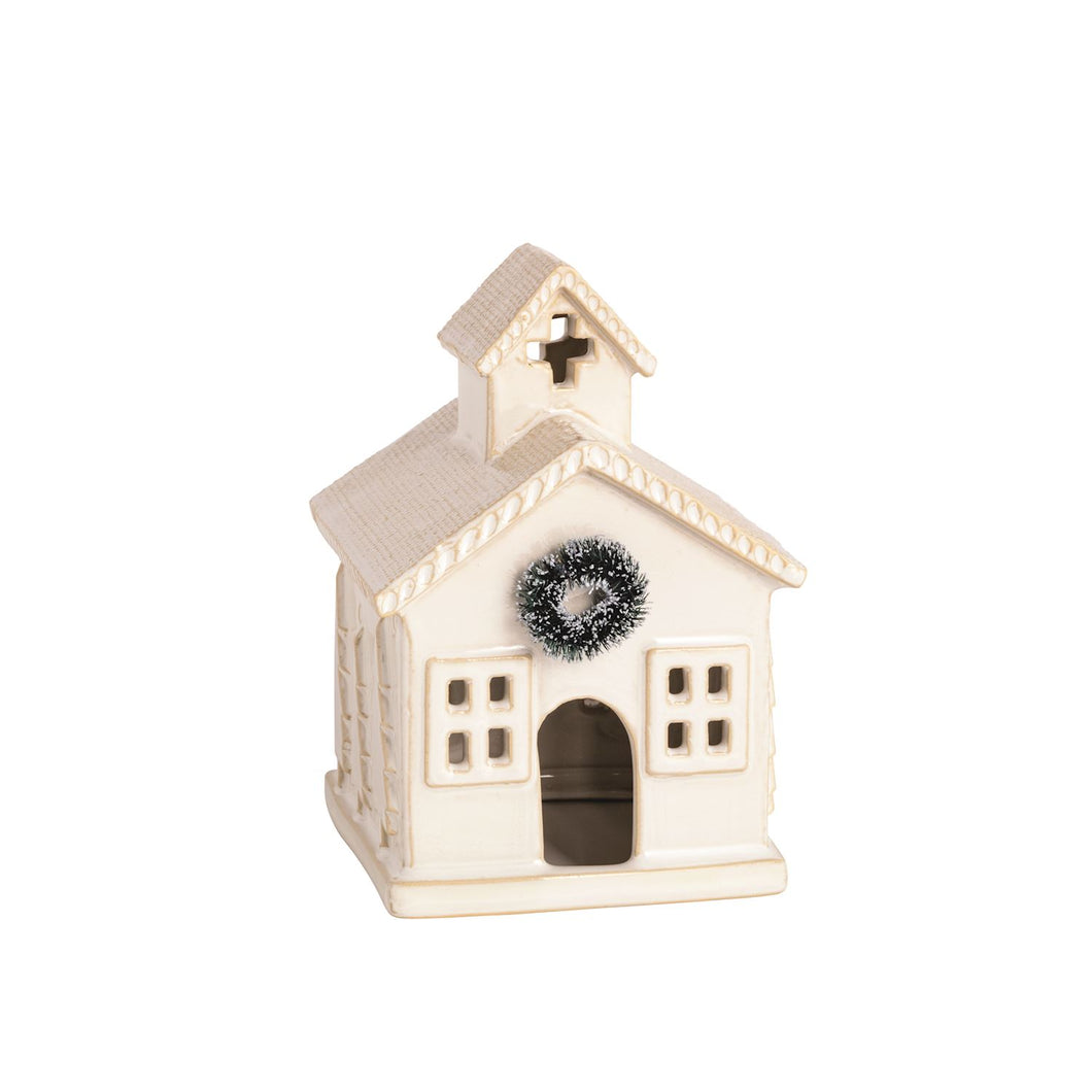 Ceramic Small Church Sitter
