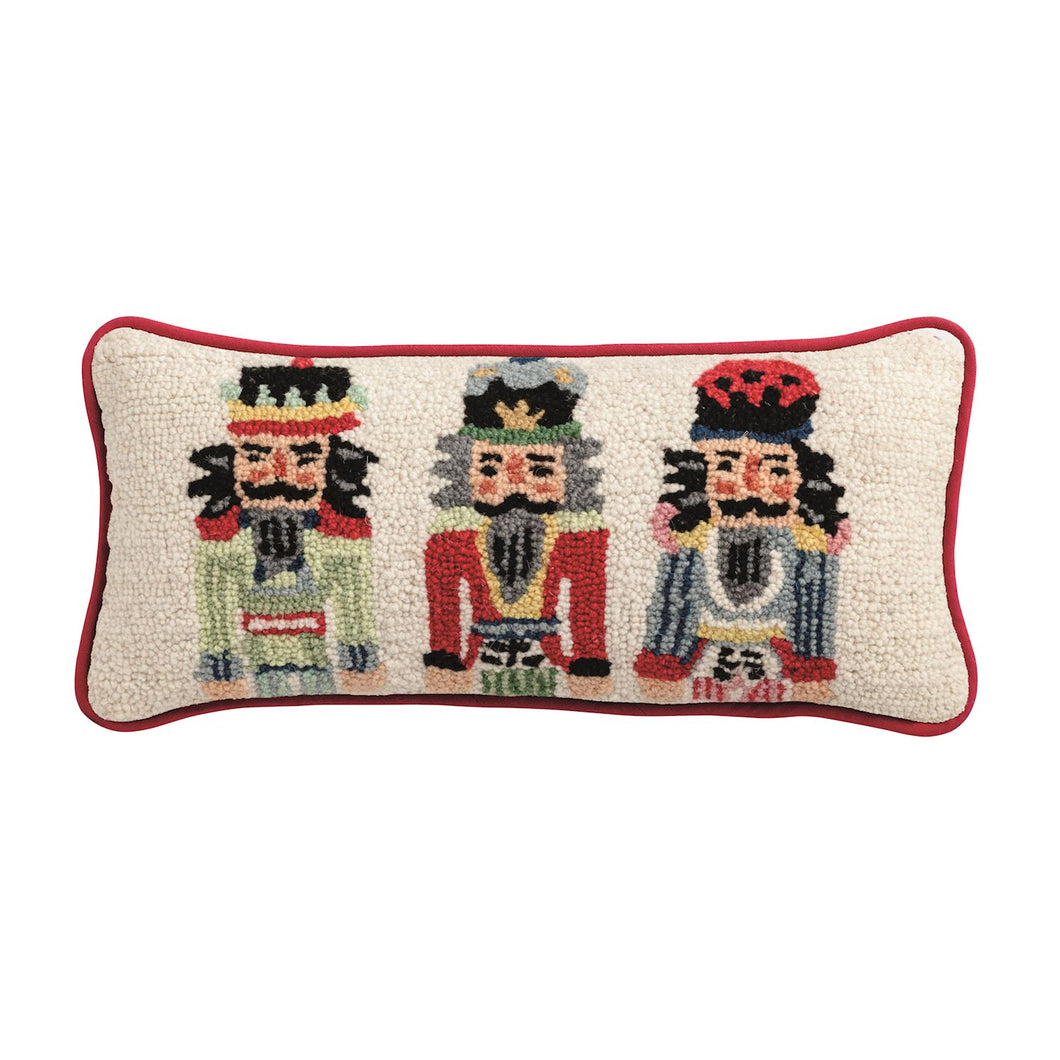 Nutcracker Wool Lumbar Pillow