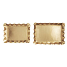 Load image into Gallery viewer, Brass Ruffle Nesting Trays

