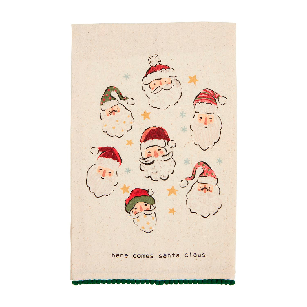 Santa Printed Kitchen Towel