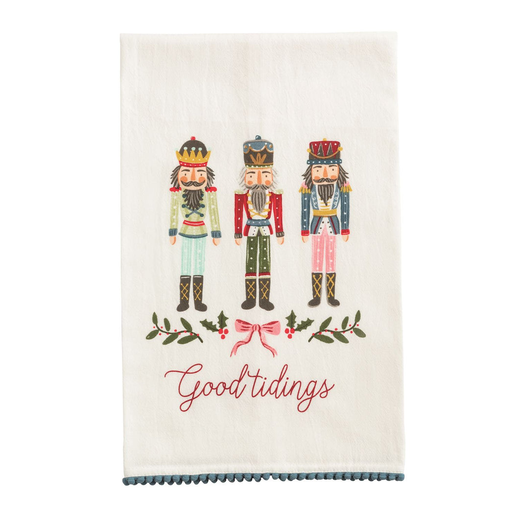 Good Tidings Nutcracker Tea Towel