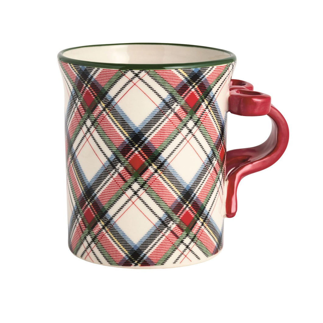 Bow Tartan Ceramic Mug