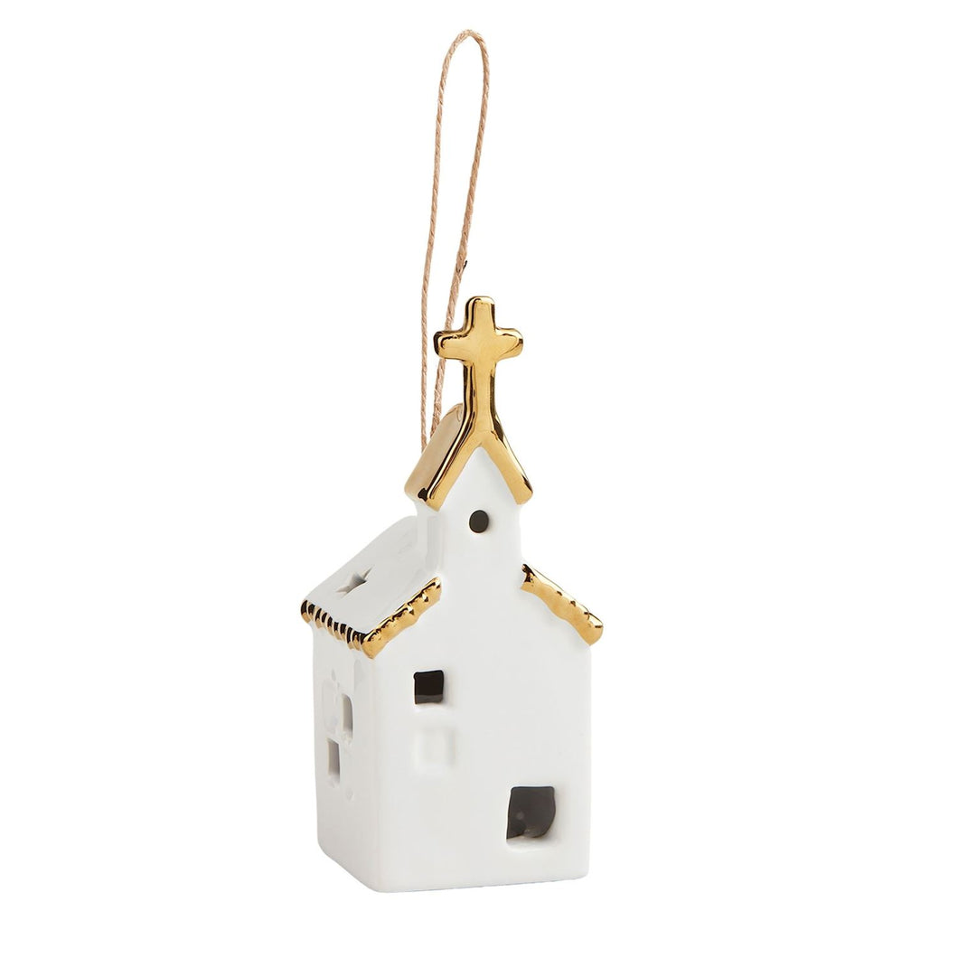 Light Up Church Ornament - Large