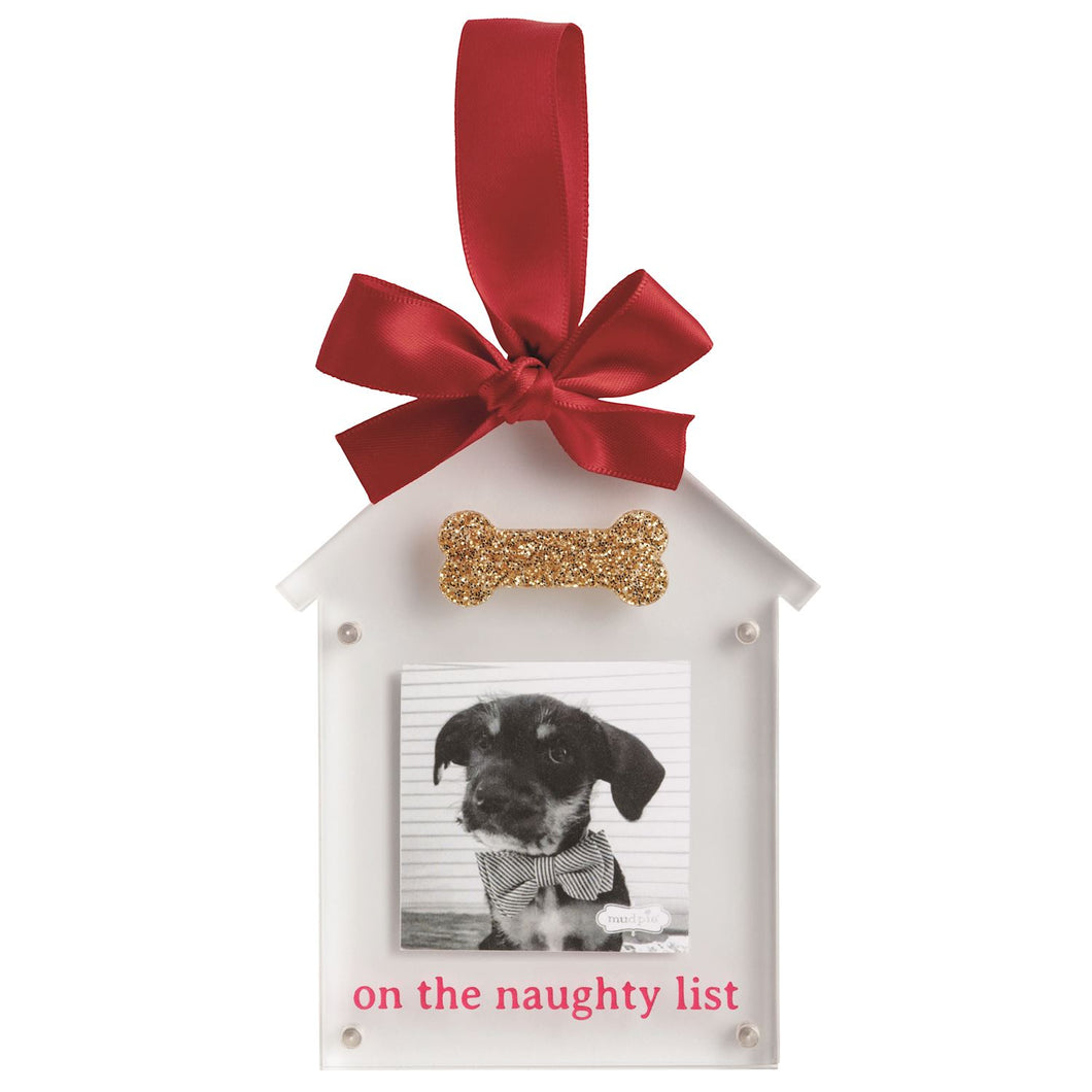On The Naughty List Acrylic Ornament