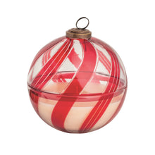 Load image into Gallery viewer, Red Ornament Glass Candle
