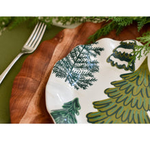 Load image into Gallery viewer, Fir Forest Ruffle Salad Plate
