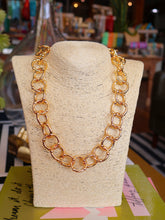 Load image into Gallery viewer, Gold Ring Link Chain Necklace
