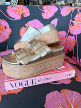 Load image into Gallery viewer, Lucinda Chunky Slide Sandals-Gold

