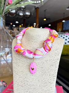 Various Scarf Charm Necklace