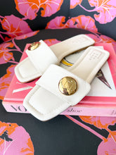 Load image into Gallery viewer, Colette Flat Sandals - Bone
