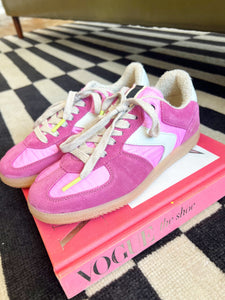 Sylvia Color Block Sneakers -Pink