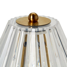 Load image into Gallery viewer, LED Portable Acrylic Shade Table Lamp
