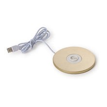 Load image into Gallery viewer, LED Portable Gold Beaded Table Lamp
