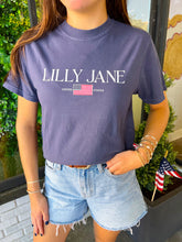 Load image into Gallery viewer, Lilly Jane Flag T-Shirt - Navy
