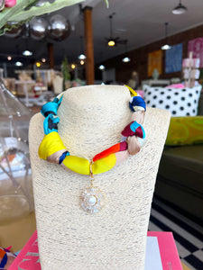 Various Scarf Charm Necklace