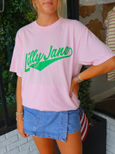 Load image into Gallery viewer, Lilly Jane Varsity Script Graphic - Light Pink
