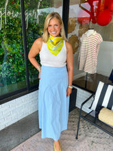Load image into Gallery viewer, Nickie High Waist Midi Skirt - Light Blue
