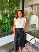 Load image into Gallery viewer, Becca High Waisted Dress Pants - Black
