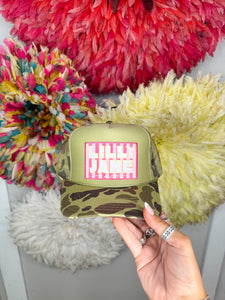 Lilly Jane Summer Spritz Trucker Hat - Light Camo