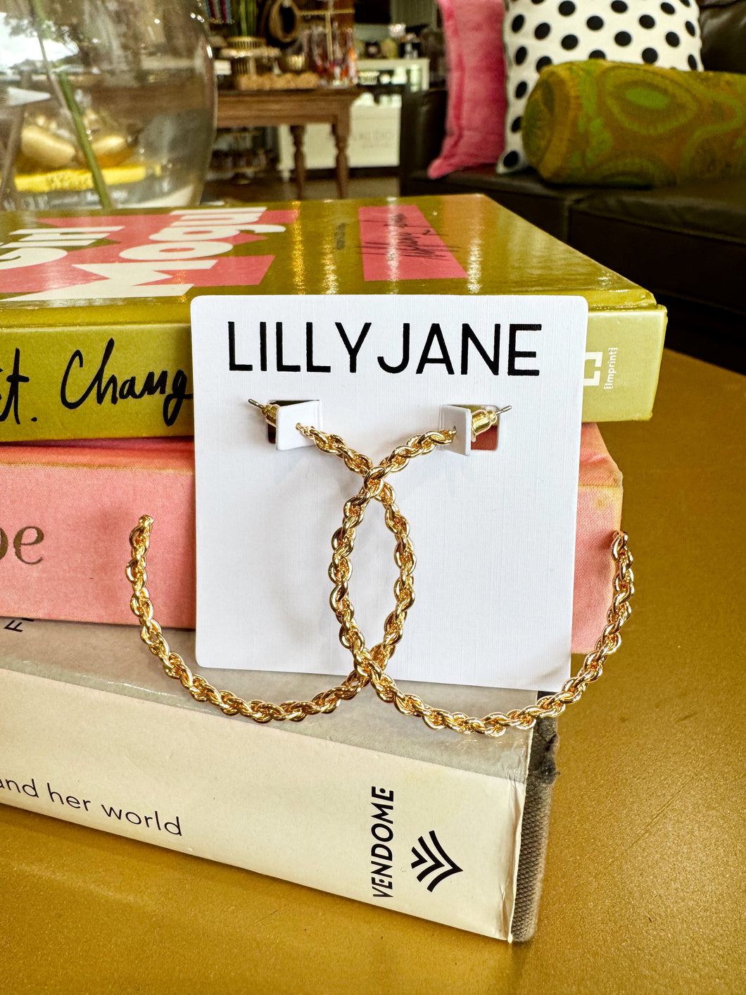 Dainty Gold Chain Link Hoops