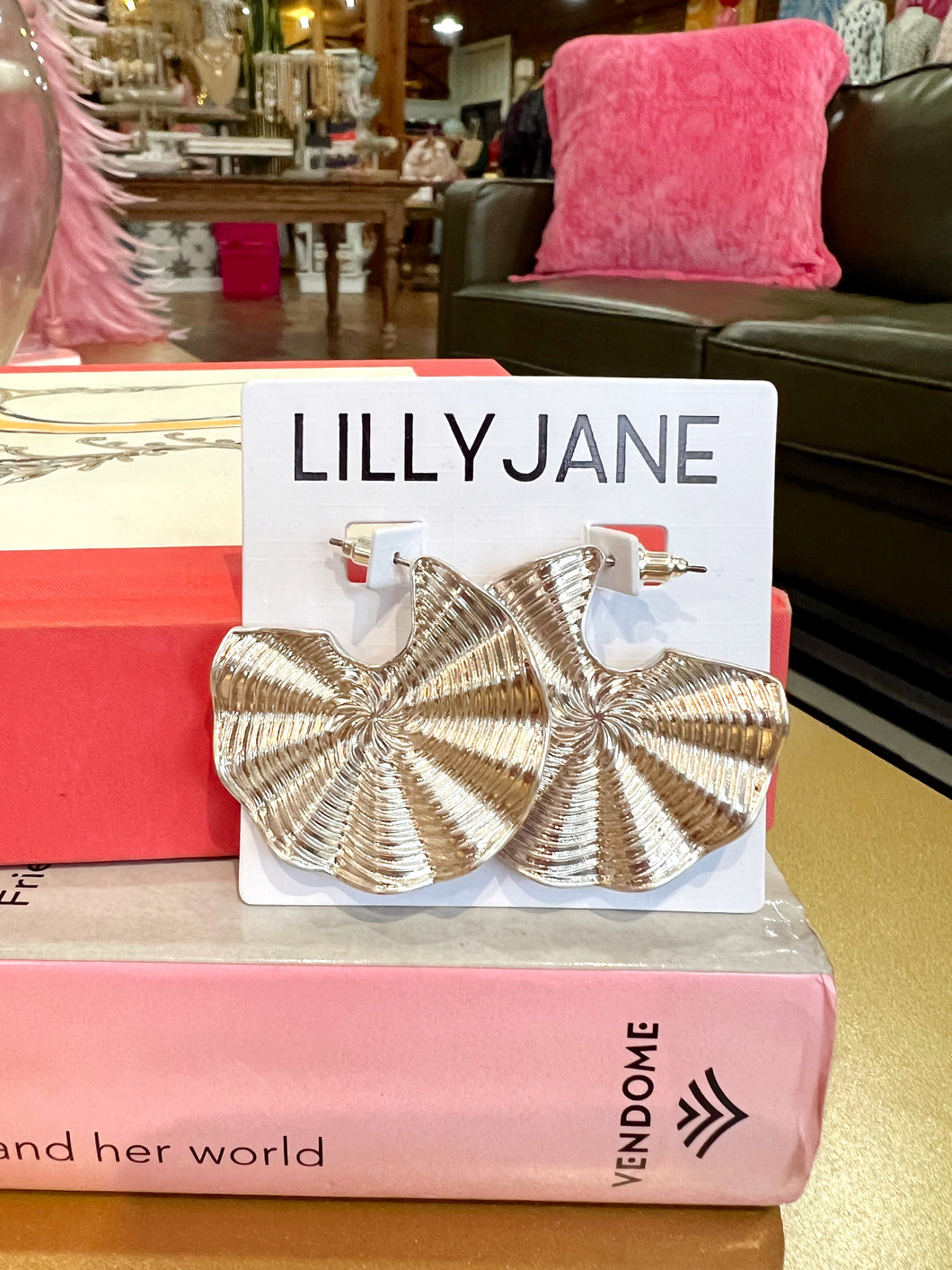 Silver Chunky Woven Textured Earrings
