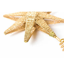 Load image into Gallery viewer, Gold Beaded Star Tree Topper
