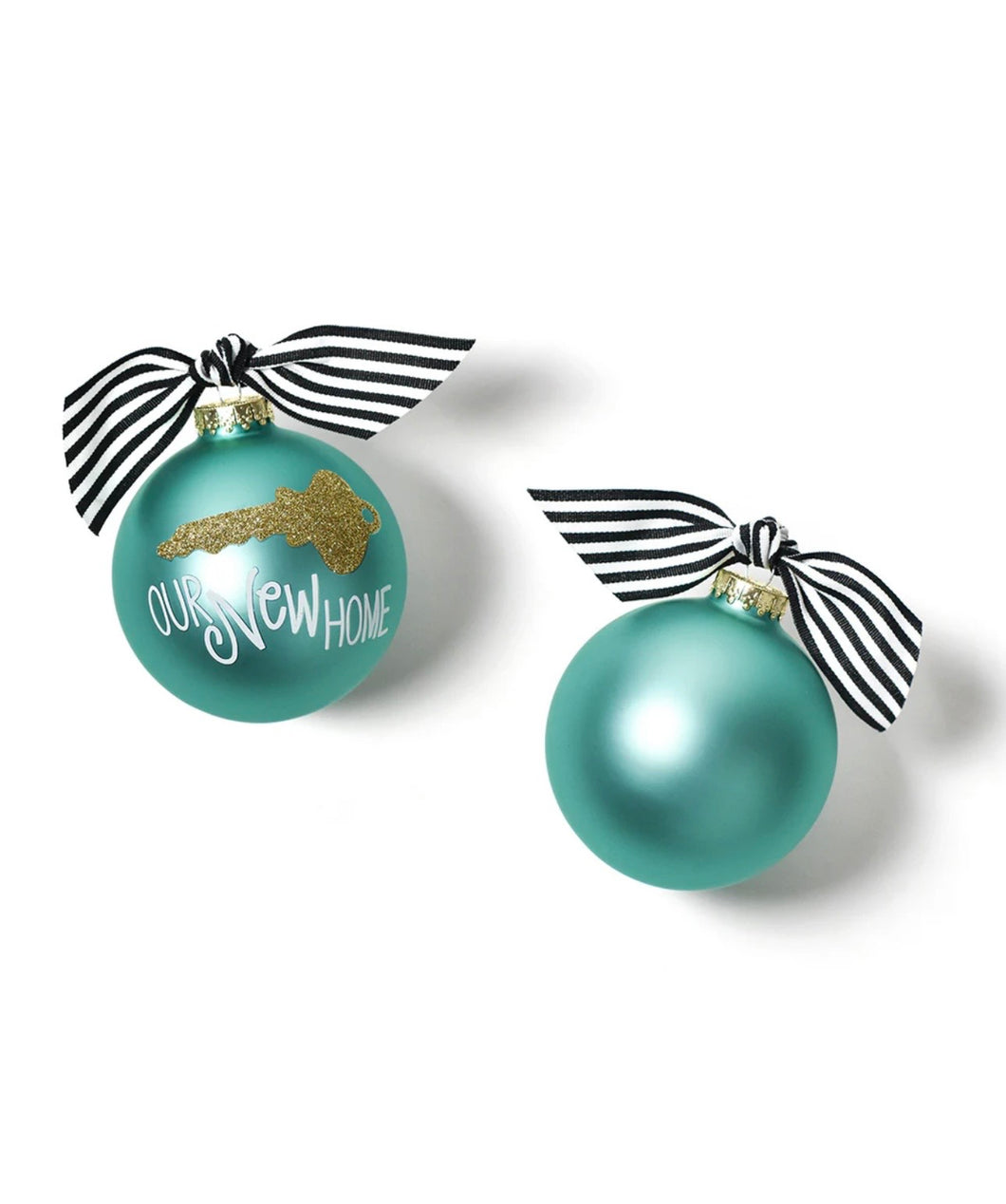 Keys To Our Home Glass Ornament