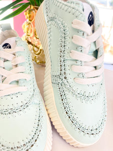 Nelson Platform Sneaker - Light Blue