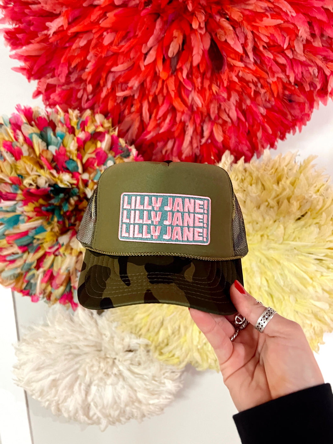 Lilly Jane! Trucker Hat- Camo