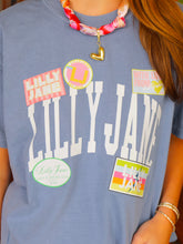 Load image into Gallery viewer, Lilly Jane Patchwork Short Sleeve Graphic - Denim
