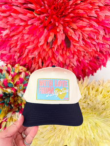 With Love From Lilly Jane Vintage Trucker Hat- Navy