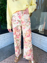 Load image into Gallery viewer, Ashlyn Botanical Straight Leg Pants - Pink Multi
