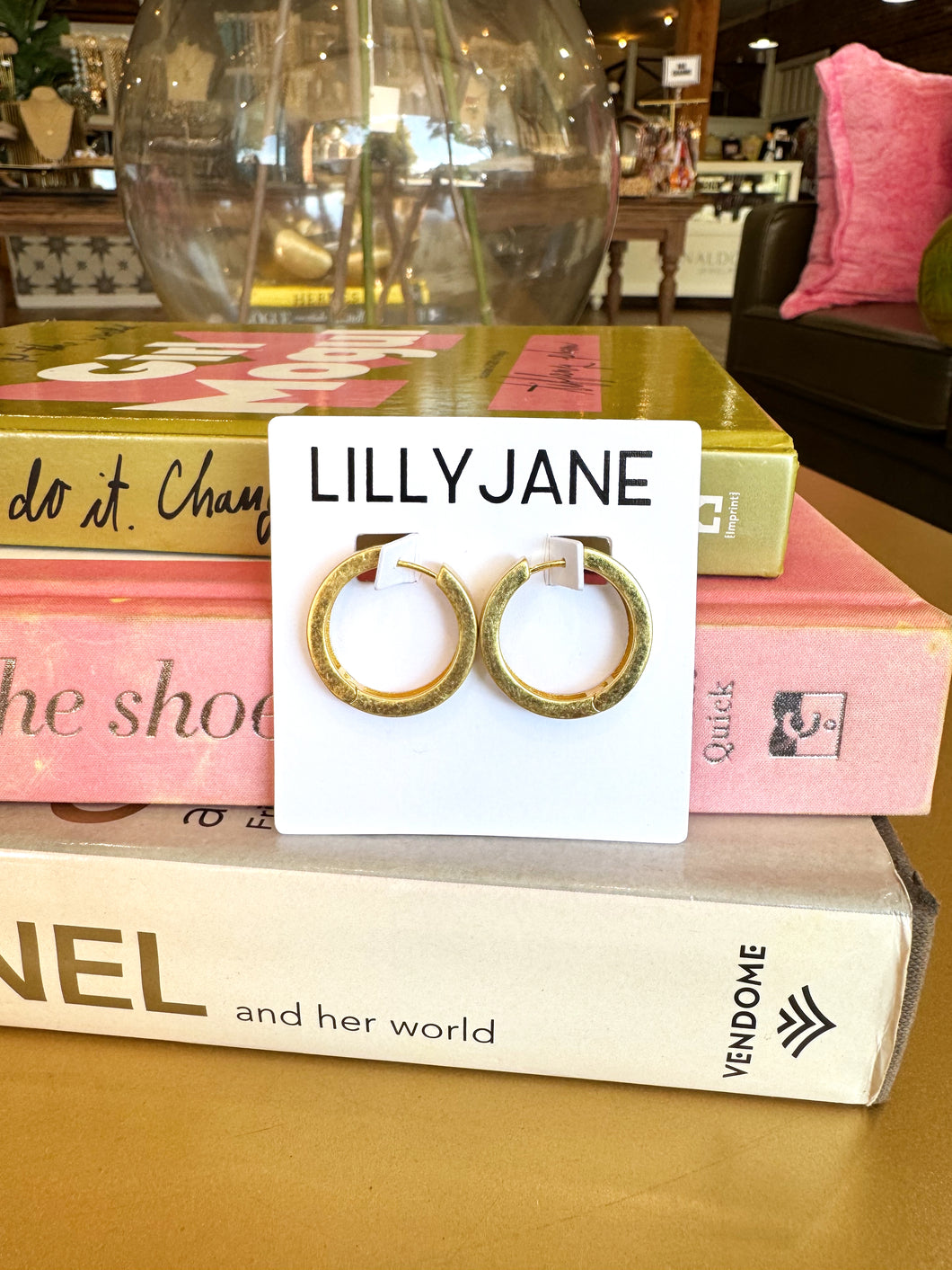 Gold Vintage Huggie Hoops